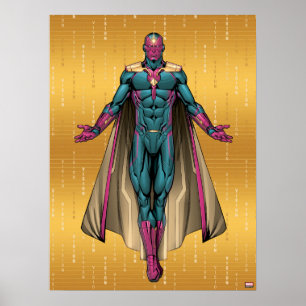 Avengers Classics Vision Levitating Poster