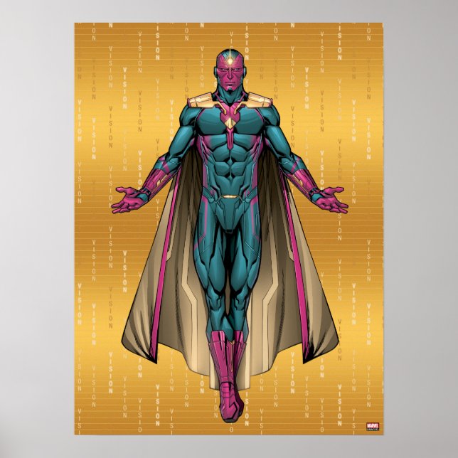 Avengers Classics | Vision Levitating Poster (Front)
