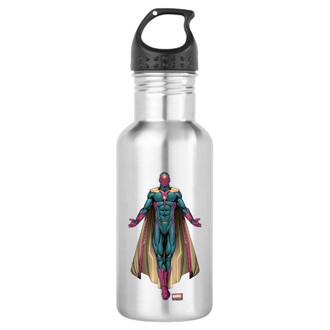 Avengers Classics | Vision Levitating Stainless Steel Water Bottle (Front)