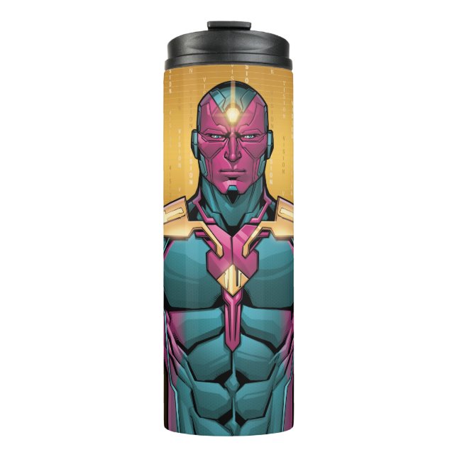 Avengers Classics | Vision Levitating Thermal Tumbler (Front)
