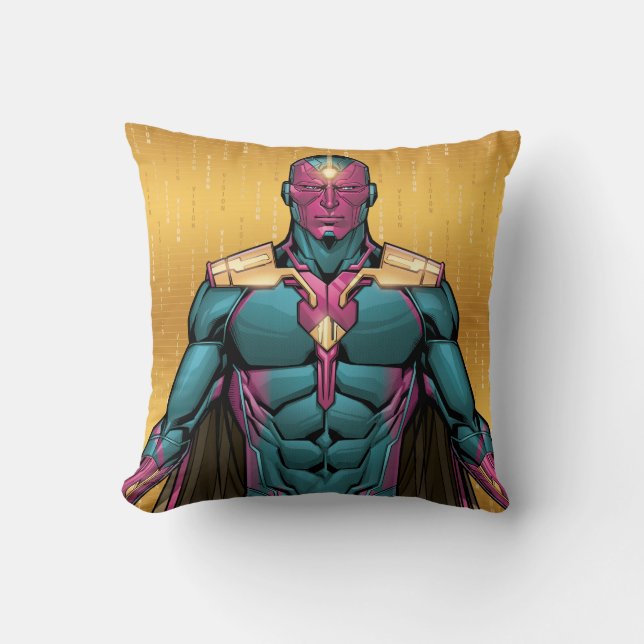 Avengers Classics | Vision Levitating Throw Pillow (Front)