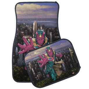 Avengers Classics   Vision Reaching Out Car Floor Mat