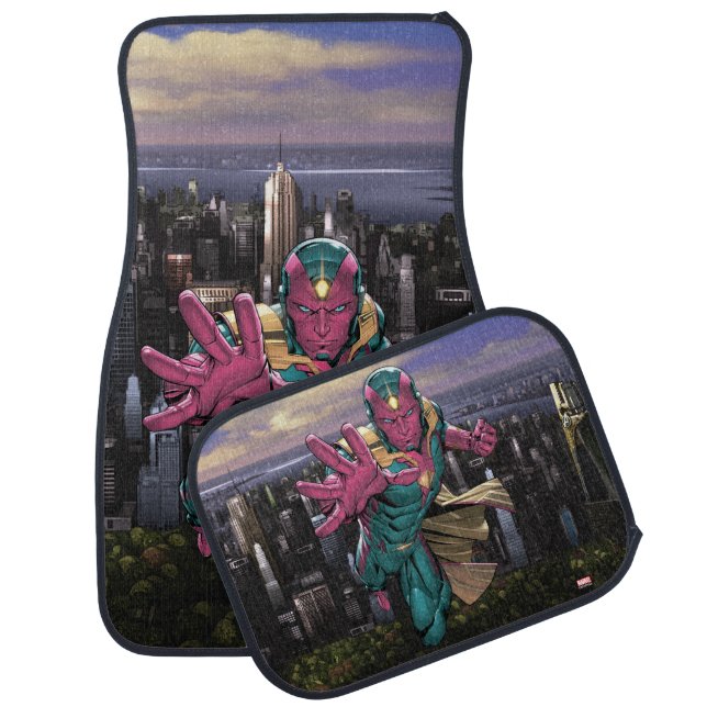 Avengers Classics | Vision Reaching Out Car Floor Mat (Set)