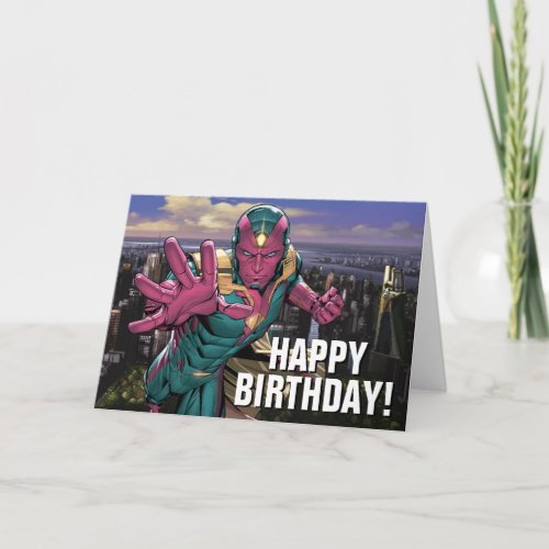 Avengers Classics  Vision Reaching Out Card