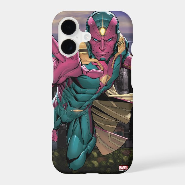Avengers Classics | Vision Reaching Out Iphone Case (Back)