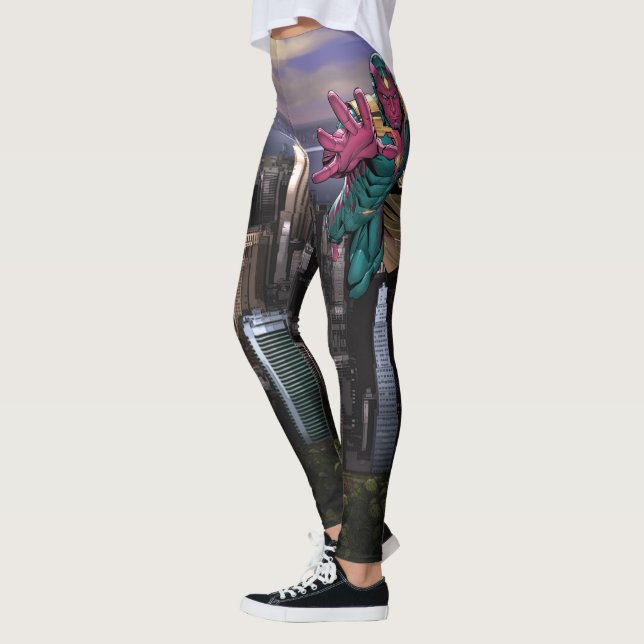 Avengers Classics | Vision Reaching Out Leggings (Left)