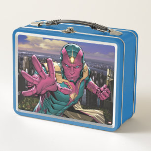 Avengers Classics Vision Reaching Out Metal Lunch Box