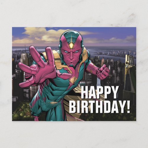 Avengers Classics  Vision Reaching Out Postcard