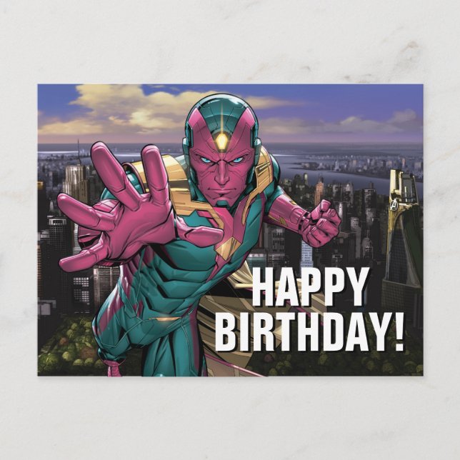 Avengers Classics | Vision Reaching Out Postcard (Front)