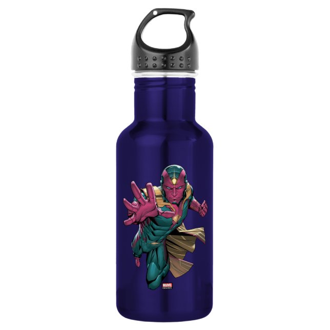Avengers Classics | Vision Reaching Out Stainless Steel Water Bottle (Front)