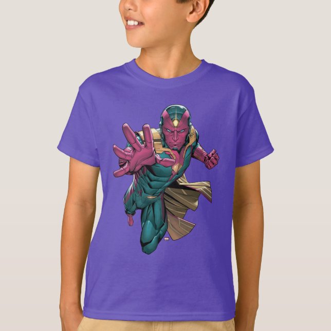 Avengers Classics | Vision Reaching Out T-Shirt (Front)