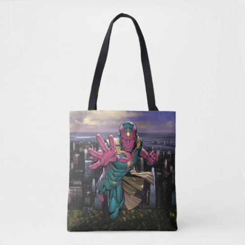 Avengers Classics  Vision Reaching Out Tote Bag