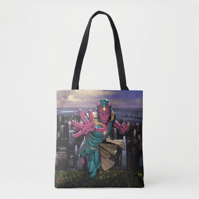 Avengers Classics | Vision Reaching Out Tote Bag (Front)