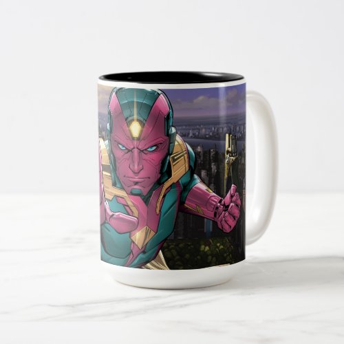 Avengers Classics  Vision Reaching Out Two_Tone Coffee Mug