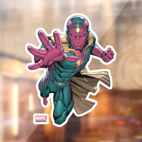 Avengers Classics  Vision Reaching Out Window Cling