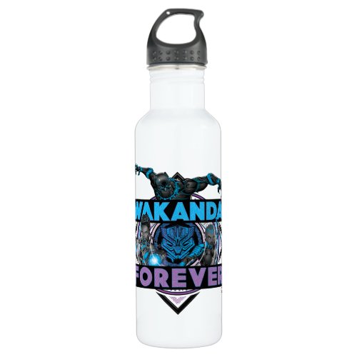 Avengers Classics  Wakanda Forever Bold Graphic Stainless Steel Water Bottle