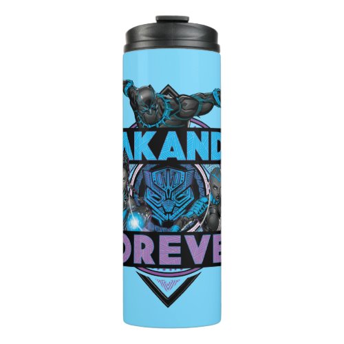 Avengers Classics  Wakanda Forever Bold Graphic Thermal Tumbler