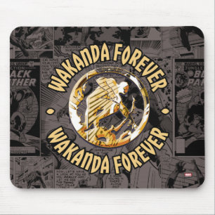 Avengers Classics   Wakanda Forever Comic Pattern Mouse Pad