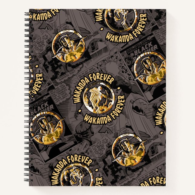 Avengers Classics | Wakanda Forever Comic Pattern Notebook (Front)