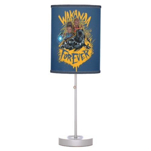 Avengers Classics  Wakanda Forever Group Grapic Table Lamp