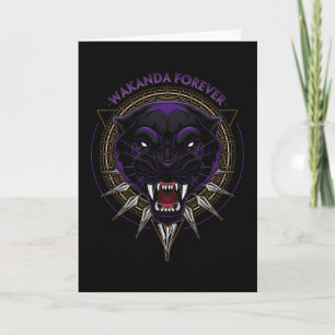 Avengers Classics Wakanda Forever Panther Emblem Card