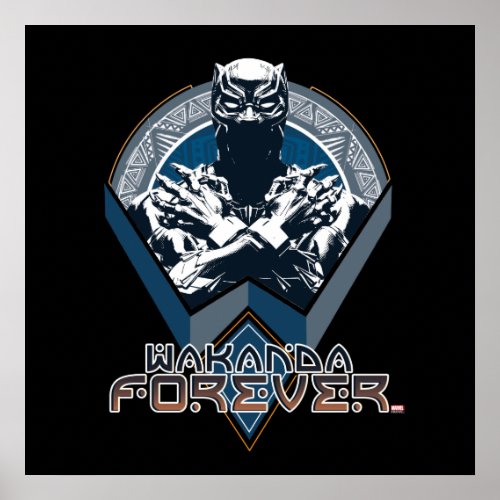 Avengers Classics  Wakanda Forever Salute Poster