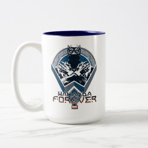 Avengers Classics  Wakanda Forever Salute Two_Tone Coffee Mug