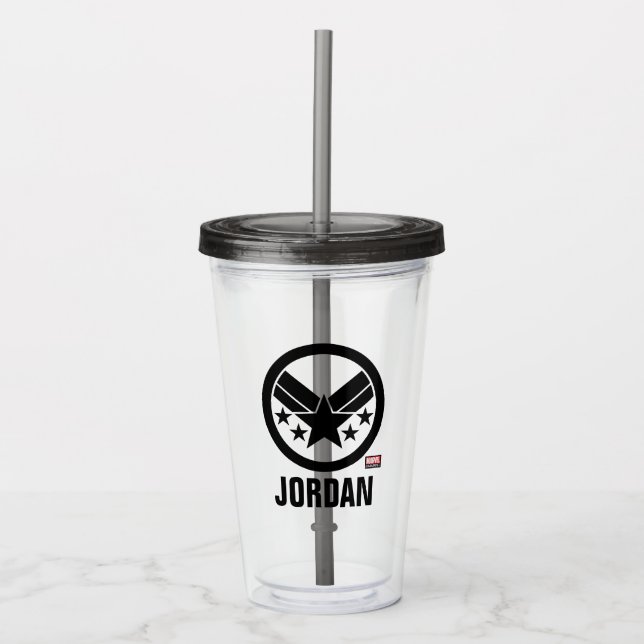 Avengers Classics | War Machine Icon Acrylic Tumbler (Front)