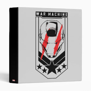 Avengers Classics   War Machine Icon Badge 3 Ring Binder