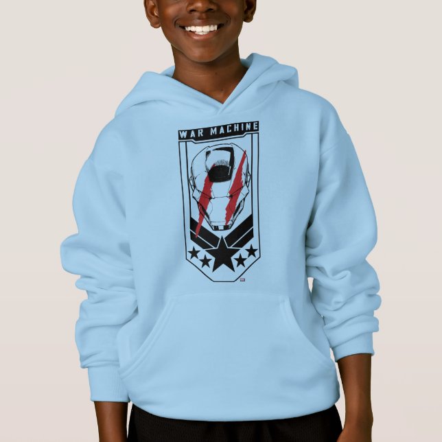 Avengers Classics | War Machine Icon Badge Hoodie (Front)