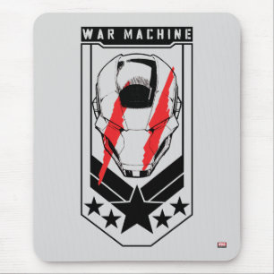 Avengers Classics   War Machine Icon Badge Mouse Pad
