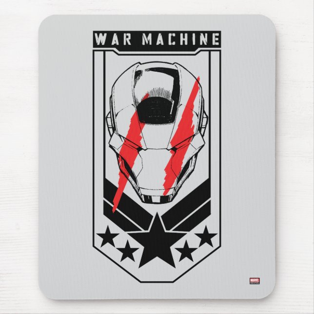 Avengers Classics | War Machine Icon Badge Mouse Pad (Front)