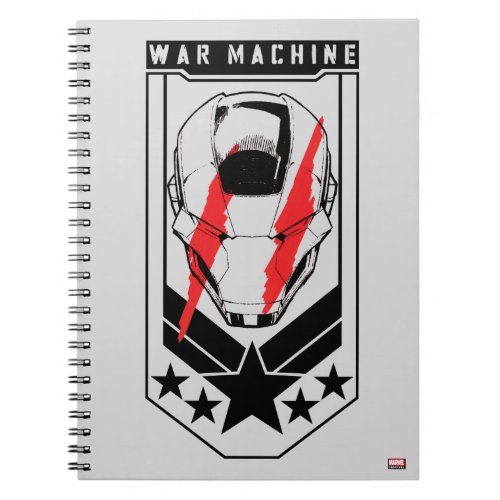 Avengers Classics  War Machine Icon Badge Notebook