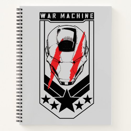 Avengers Classics  War Machine Icon Badge Notebook