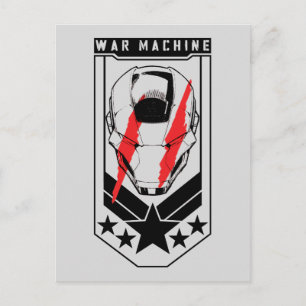 Avengers Classics   War Machine Icon Badge Postcard