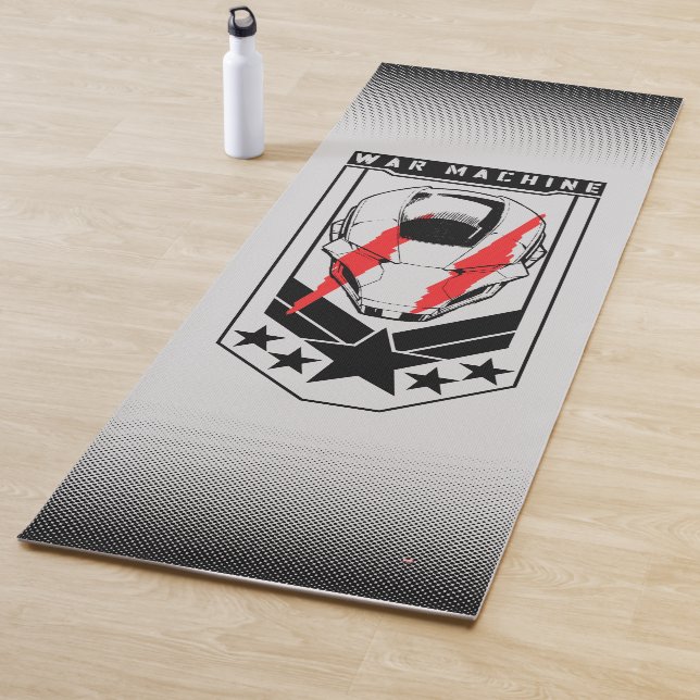 Avengers Classics | War Machine Icon Badge Yoga Mat (In Situ)