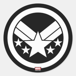 Avengers Classics   War Machine Icon Classic Round Sticker