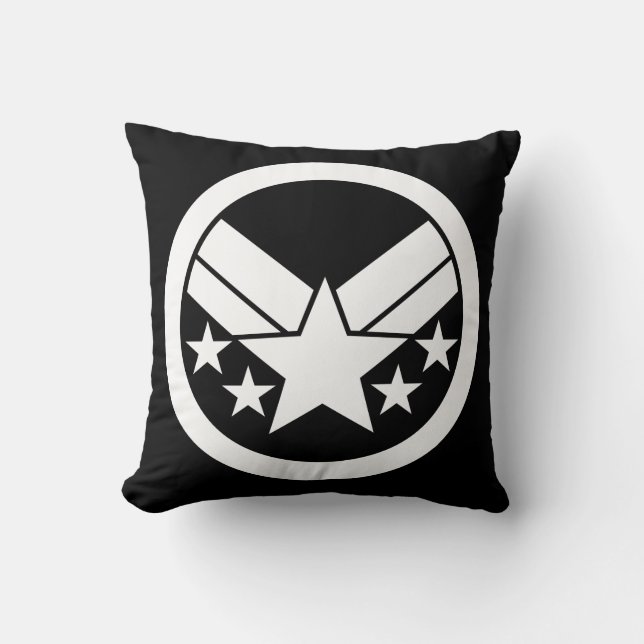 Avengers Classics | War Machine Icon Throw Pillow (Front)