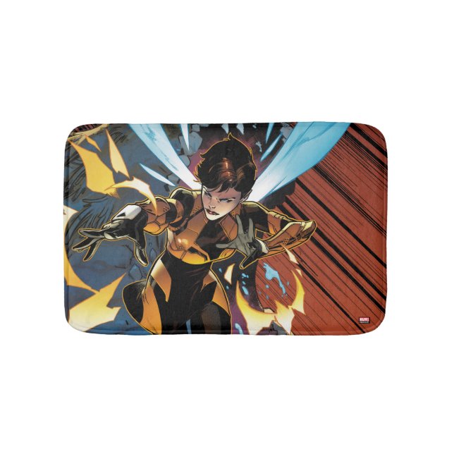 Avengers Classics | Wasp Flying Attack Bath Mat (Front)