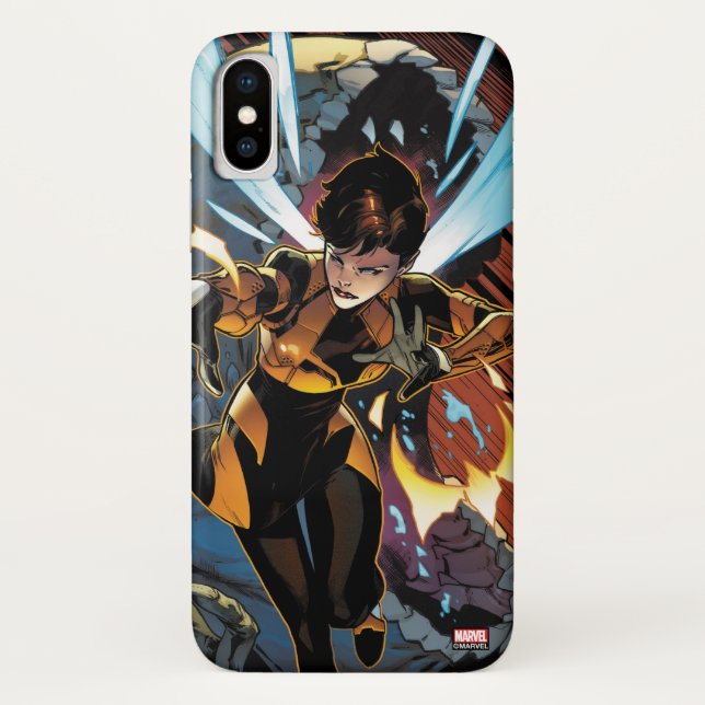 Avengers Classics | Wasp Flying Attack Case-Mate iPhone Case (Back)