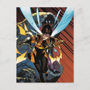 Avengers Classics Wasp Flying Attack Postcard