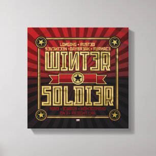 Avengers Classics   Winter Soldier Activation Canvas Print