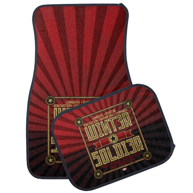 Avengers Classics | Winter Soldier Activation Car Floor Mat (Set)
