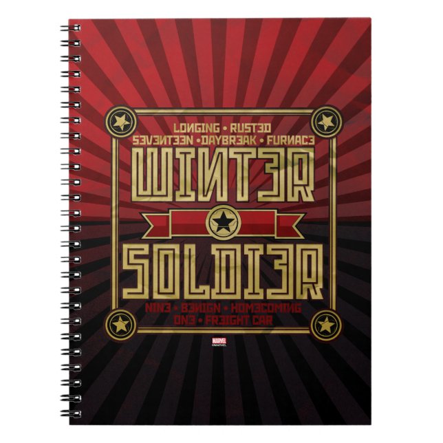 Avengers Classics | Winter Soldier Activation Notebook (Front)