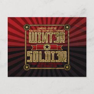 Avengers Classics Winter Soldier Activation Postcard