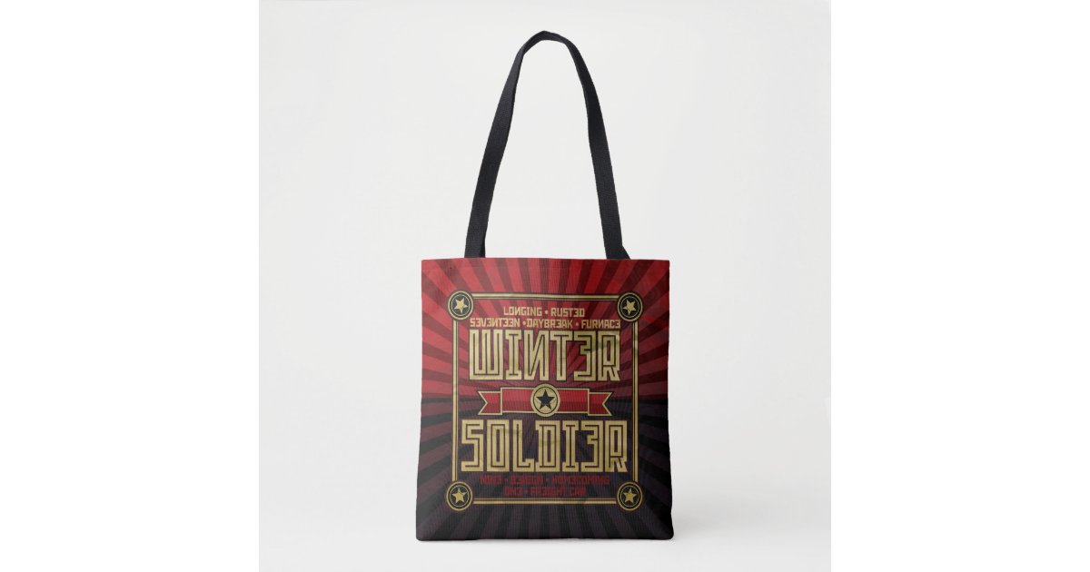 Avengers Classics Winter Soldier Activation Tote Bag Zazzle Com