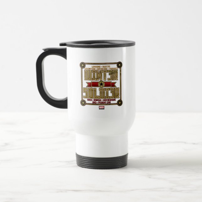 Avengers Classics | Winter Soldier Activation Travel Mug (Left)