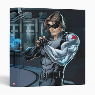 Avengers Classics   Winter Soldier Holding Fist 3 Ring Binder