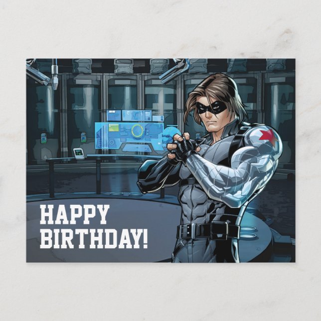 Avengers Classics | Winter Soldier Holding Fist Postcard (Front)