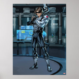Avengers Classics Winter Soldier Holding Fist Poster